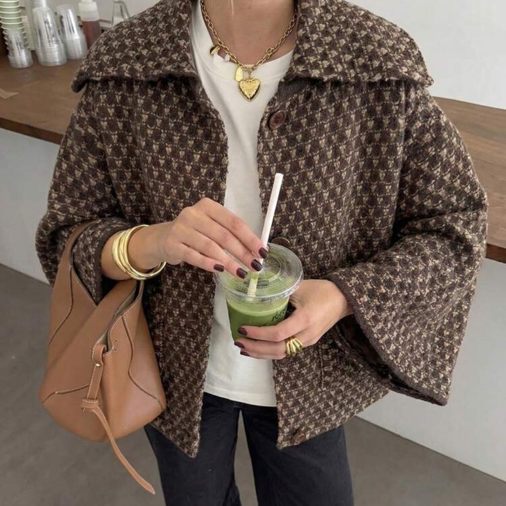 ZARA OVERSIZED KNIT JACKET